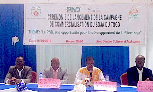 Lancement de la campagne 2019-2020 de commercialisation de soja : 78 000 tonnes attendues