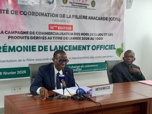 D&eacute;but de la campagne de commercialisation de la noix de cajou