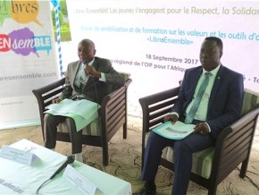 En prélude à la 33e Conférence Ministérielle de la Francophonie, l’OIF forme des jeunes citoyens togolais aux valeurs de Paix