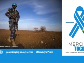 Les Nations Unies lancent une campagne sur Twitter pour honorer les Casques bleus togolais