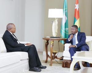 Le chef de l’Etat a reçu le Cardinal Fridolin Ambongo Besungu