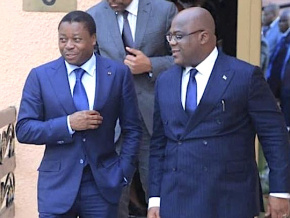 Félix Tshisekedi à Faure Gnassingbé : « Notre espérance est de vous voir réussir la délicate tâche qui vous a été confiée »