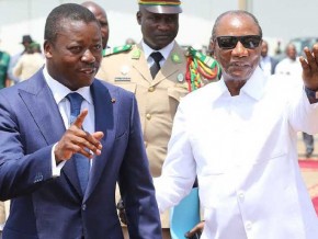 Les Présidents en exercice de la CEDEAO et de l’UA en tête à tête à Conakry