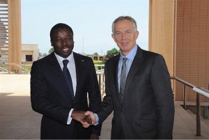 Tony Blair reçu par Faure Gnassingbé