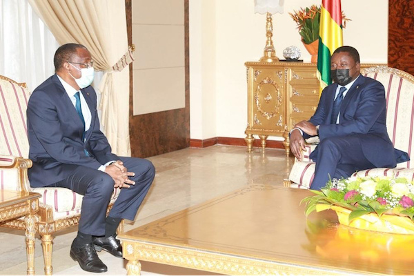 Le Premier ministre de la transition guinéenne reçu au Togo