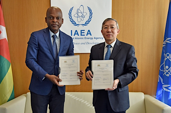 Le Togo signe un accord de coopération technique avec l’AIEA