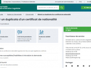 La demande des duplicatas du certificat de nationalité désormais digitalisée