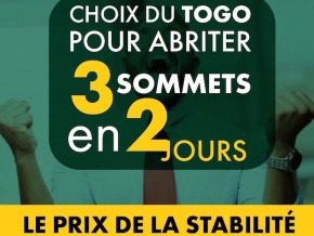 Le Togo choisi pour abriter trois sommets