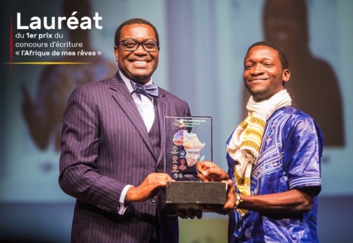La Banque Africaine de Développement décerne le premier prix du concours « L’Afrique de mes rêves » à un jeune Togolais