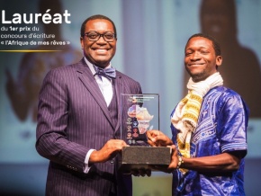 La Banque Africaine de Développement décerne le premier prix du concours « L’Afrique de mes rêves » à un jeune Togolais
