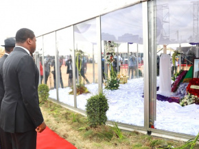 Faure Essozimna Gnassingbé aux obsèques de son frère et ami Charles Koffi Diby