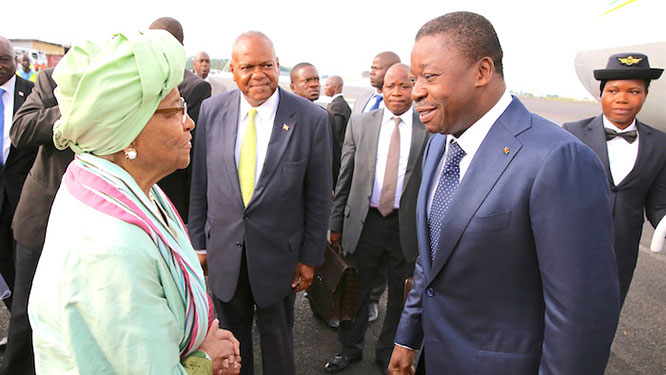 La Présidente du Sénat libérien à Lomé: le Libéria reconnaissant à Faure Gnassingbé d’avoir œuvrer à sa stabilité