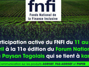 Le FNFI présentera ses produits dédiés au monde agricole au Forum national du paysan Togolais