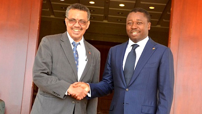 Soutenu par le Togo, l&#039;Ethiopien Tedros Adhanom Ghebreyesus élu à la tête de l’OMS