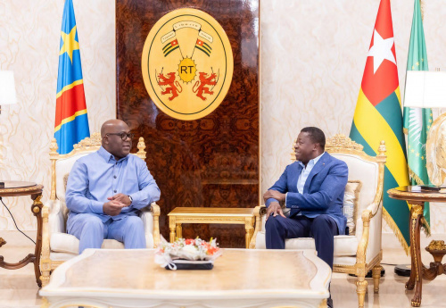 Coopération : visite de travail du président de la RDC à Lomé