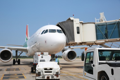 Le nouvel A 320 d’Air Côte d’Ivoire effectue son vol inaugural sur l’Aéroport International Gnassingbé Eyadema
