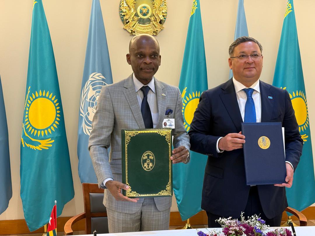 le-togo-et-le-kazakhstan-signent-un-accord-d-exemption-de-visas