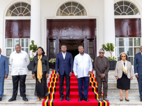 M&eacute;diation dans les Grands Lacs : &eacute;changes &agrave; Entebbe entre Faure Gnassingb&eacute; et Yoweri Museveni