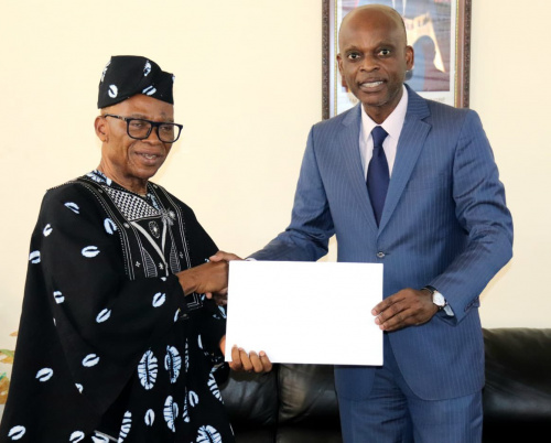 George Kofi Nfojoh, nouvel ambassadeur du Ghana au Togo