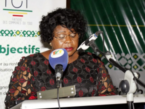 Koubouni Touni, nouvelle pr&eacute;sidente de la Fa&icirc;ti&egrave;re des communes du Togo