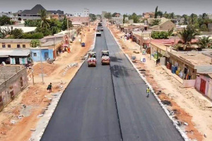 Route de Ségbé : les travaux avancent