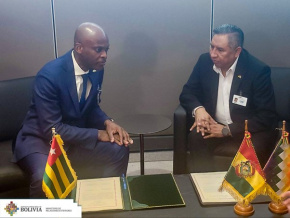Le Togo et la Bolivie établissent des relations diplomatiques