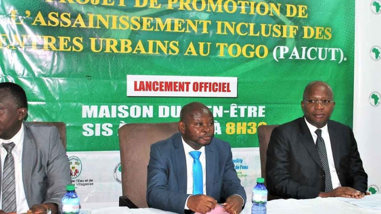 Lancement du PAICUT, un projet pour améliorer l&#039;assainissement dans dix communes urbaines du Togo, avec l’appui de la BAD