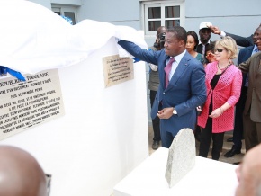 Le Chef de l’Etat inaugure le centre d&#039;enfouissement technique de Zanguéra