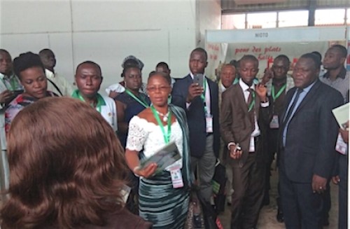 Des participants au Forum AGOA sur le site de la « Foire Made In Togo »