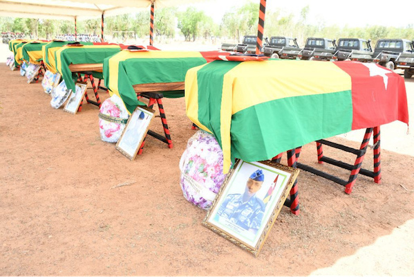 Hommage national aux victimes de l’attaque terroriste de Kpékpakandi