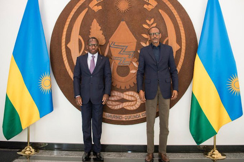 Le Chef de l’Etat a transmis un message à son homologue rwandais