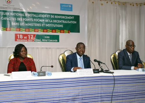 D&eacute;centralisation : des points focaux install&eacute;s au sein des minist&egrave;res et institutions publiques