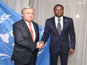 Antonio Guterres félicite le Chef de l’Etat pour son implication dans les questions de paix, de sécurité et de développement