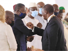 Le Chef de l’Etat a assisté à l’investiture d’Alassane Ouattara