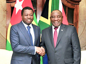 Cyril Ramaphosa entame ce jeudi une visite de 2 jours au Togo
