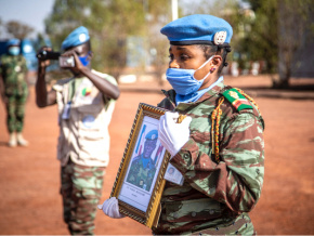 La Minusma rend hommage au casque bleu togolais décédé lors de l’attaque de Kerena