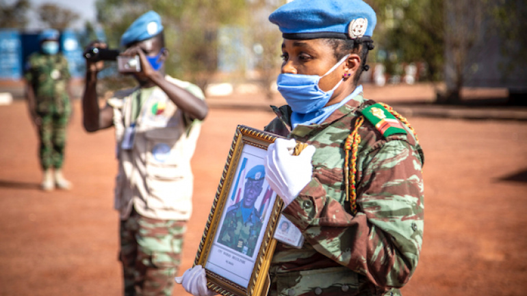 La Minusma rend hommage au casque bleu togolais décédé lors de l’attaque de Kerena