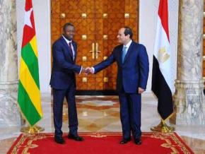 Les félicitations d&#039;Abdel Fattah Al Sisi à SEM Faure Essozimna Gnassingbé à l&#039;occasion de sa réélection