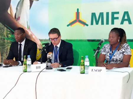 Le Mifa, la Brasserie de Lom&eacute; et les producteurs s&rsquo;allient pour la promotion de la fili&egrave;re riz