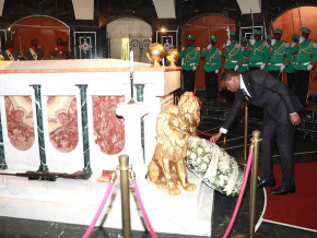 Le Chef de l’Etat a participé aux commémorations du 14ème anniversaire du rappel à Dieu de Gnassingbé Eyadema