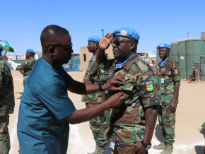 La Minusma honore les médecins militaires togolais
