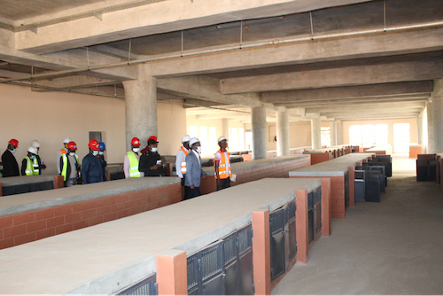 La reconstruction du marché de Kara avance