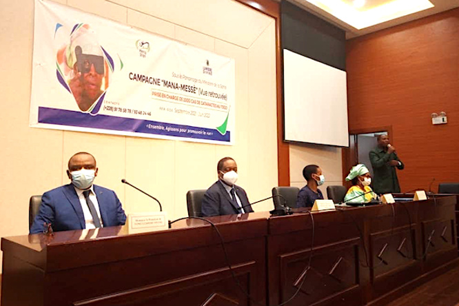 Le traitement de la cataracte gratuit au Togo jusqu’en juin 2022