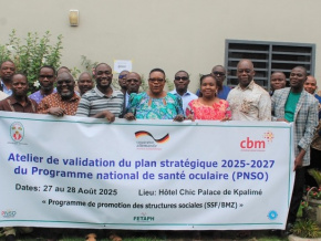 Santé oculaire : le Togo se dote d&#039;un nouveau plan stratégique pour 2025-2027