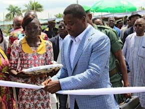 En marge des Luttes Evala, le Chef de l’Etat inaugure le marché central de Doufelgou