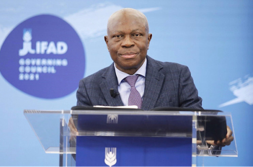 L’ancien Premier Ministre Gilbert Houngbo reconduit à la tête du FIDA