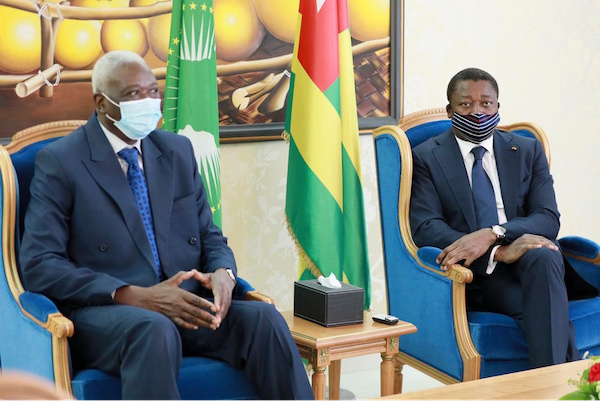 Le Président de la Transition au Mali en visite au Togo