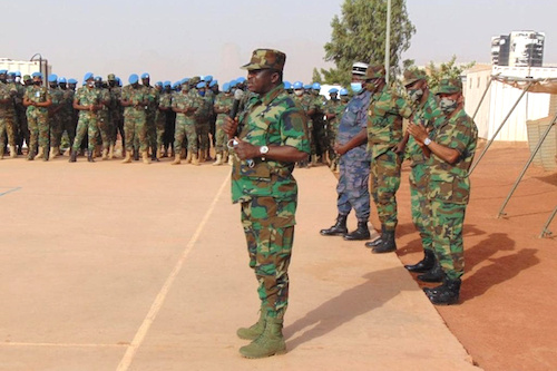 Les autorités militaires au chevet des casques bleus togolais de la Minusma