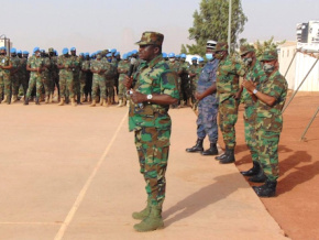 Les autorités militaires au chevet des casques bleus togolais de la Minusma