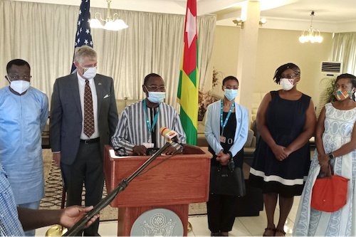 Le Togo bénéficie d’environ 200 000 doses de Pfizer offerts par les USA